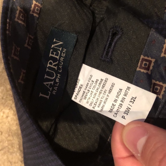 Blue Polo Ralph Lauren Dress Pants 33x32 - Picture 2 of 2